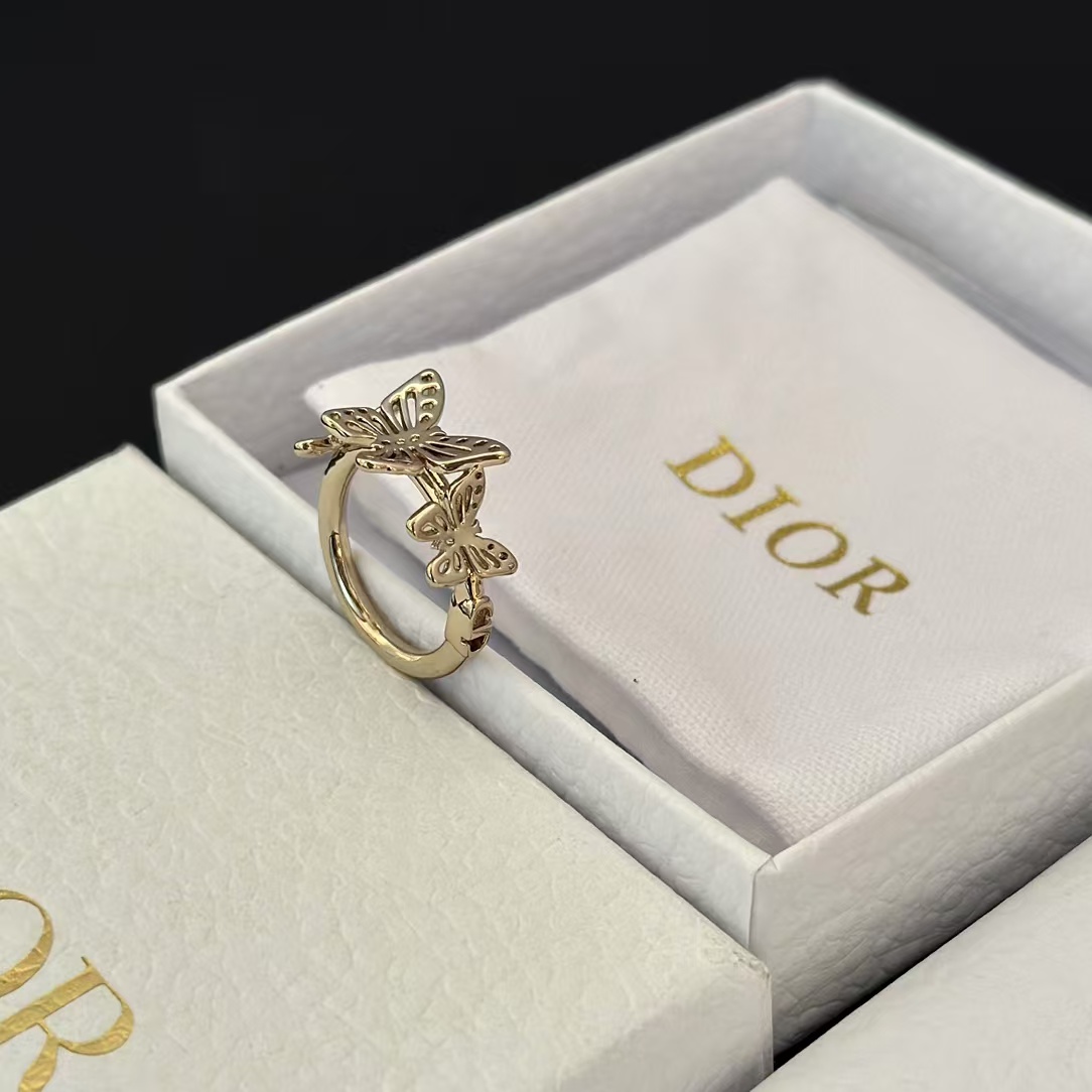Dior Three Butterfly Ring - Best Replica Jewelry™