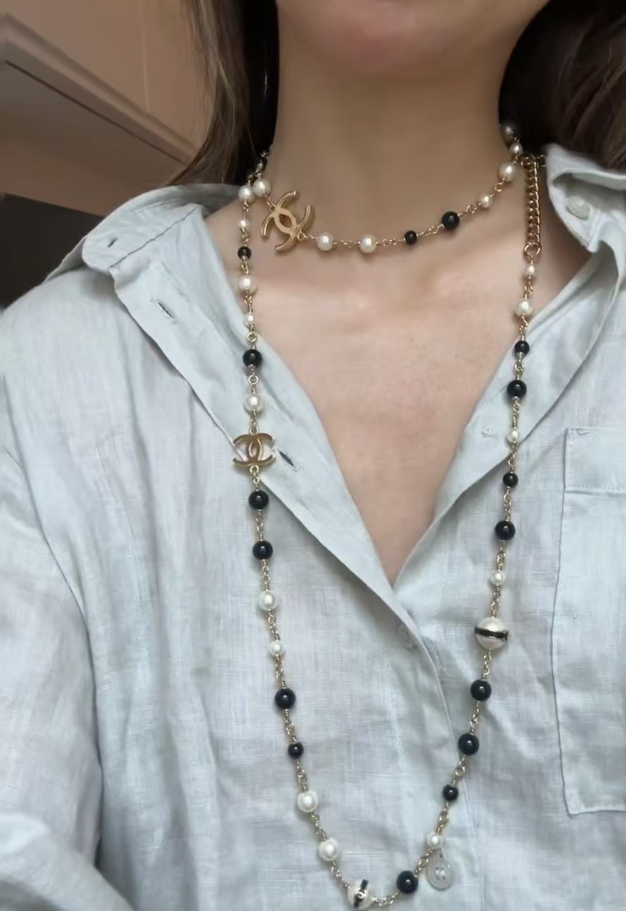 Chanel Long Sweater Necklace - Best Replica Jewelry™