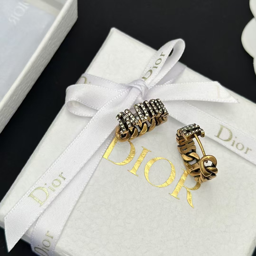 Dior JADIOR Hoop Earrings Ring - Two Wear Ways - Best Replica Jewelry™