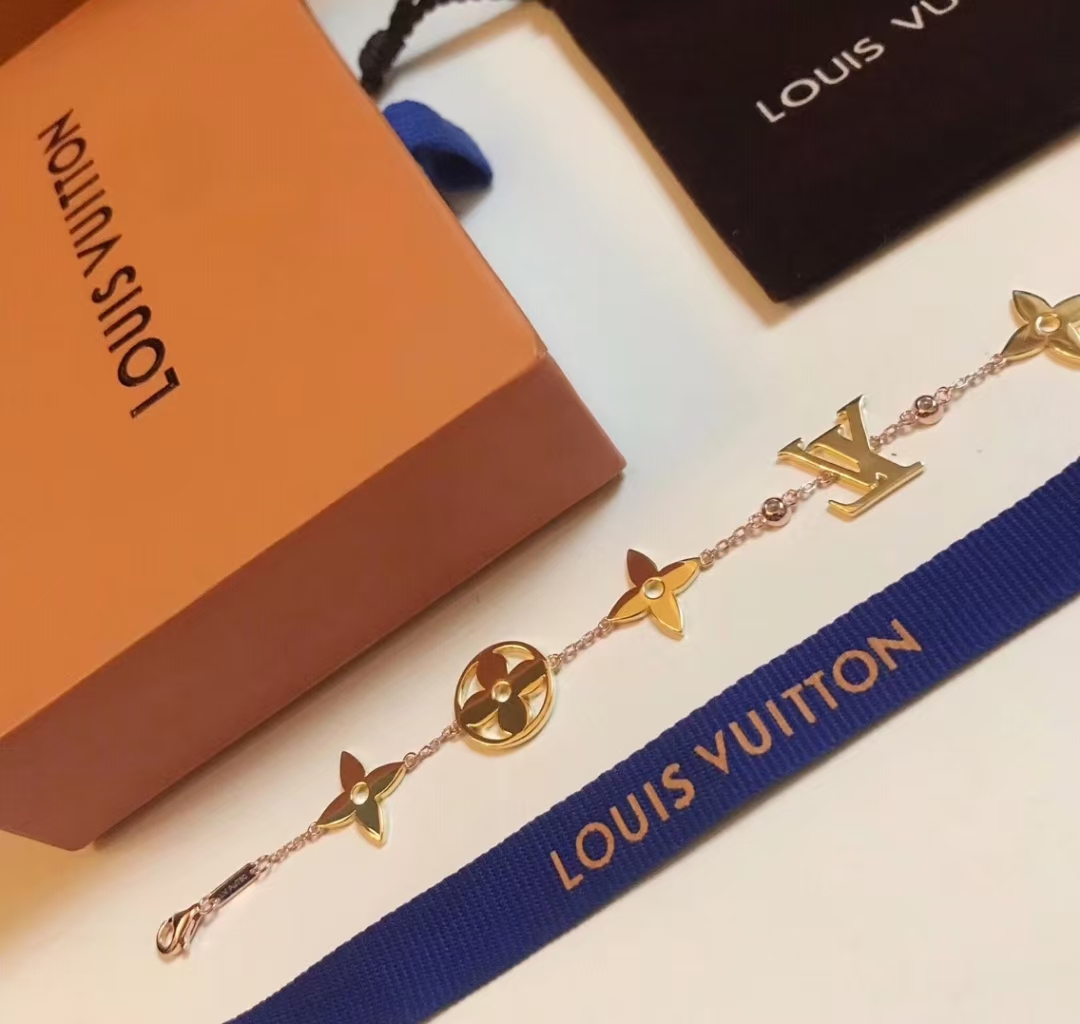 Louis Vuitton Star Sun LV Letters Bracelet - Best Replica Jewelry™