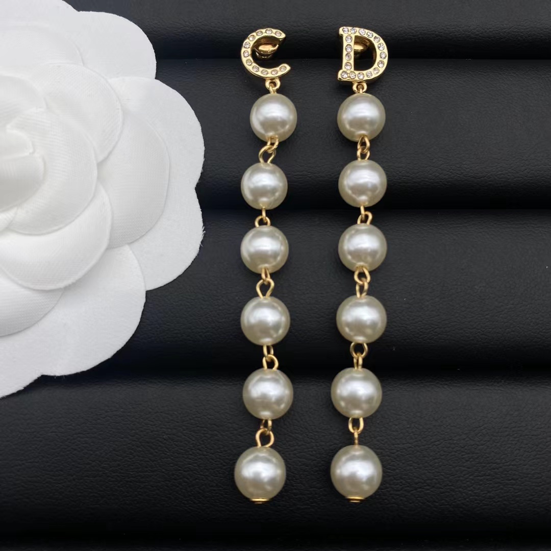 Dior Pearl Tassel Earring - Best Replica Jewelry™