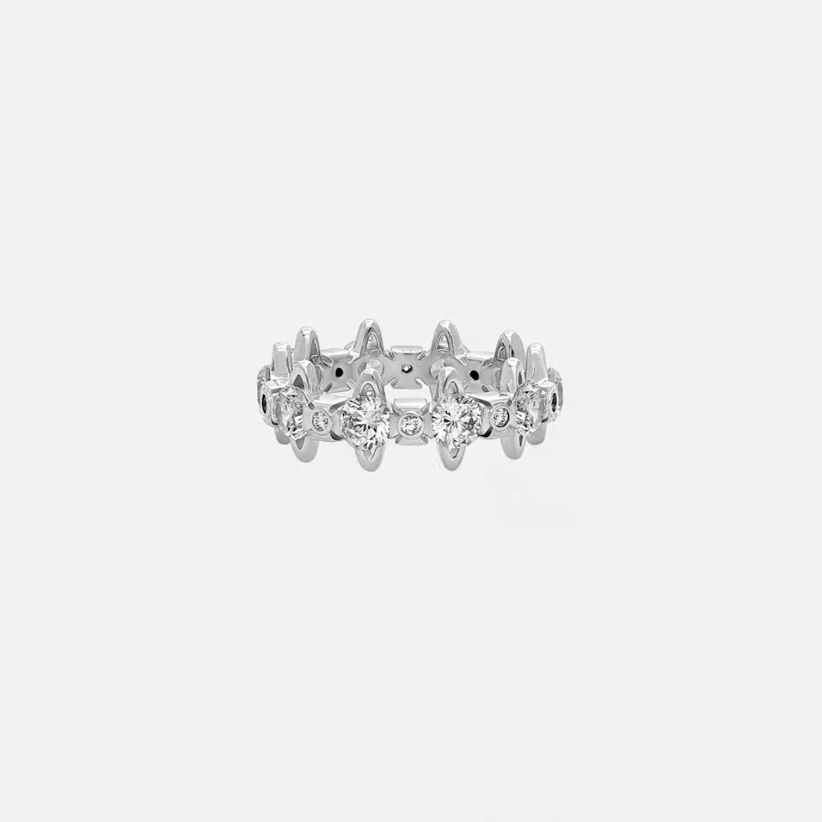 Vivienne Westwood Romantic Lavender Purple Saturn Ring - Best Replica Jewelry™