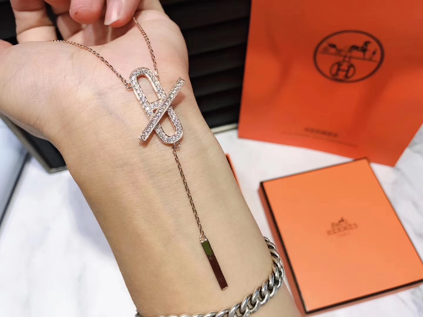 Hermes Hot Sale Pig Nose Necklace - Best Replica Jewelry™