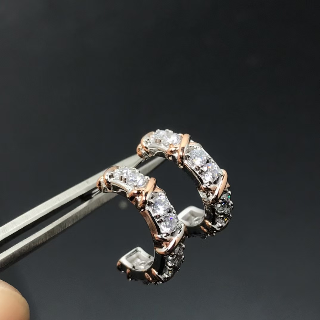 Tiffany Cross Earrings - Best Replica Jewelry™