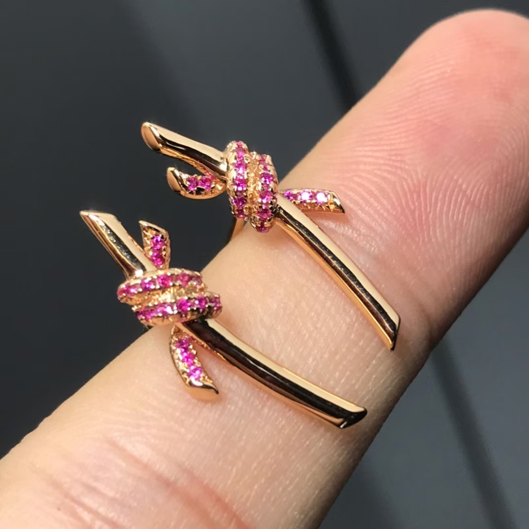 Tiffany Knot Earrings - Best Replica Jewelry™