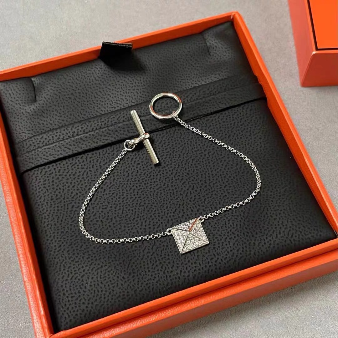 Hermes Square Rivet Bracelet - Best Replica Jewelry™