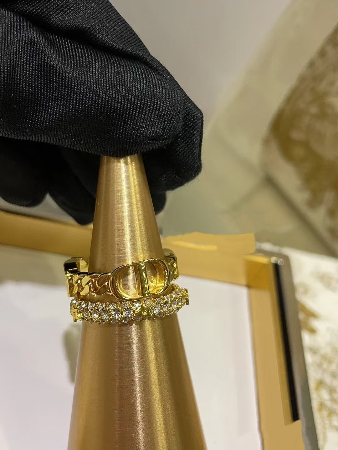 Dior CD Star Stacking Rings - 2 Pieces - Best Replica Jewelry™