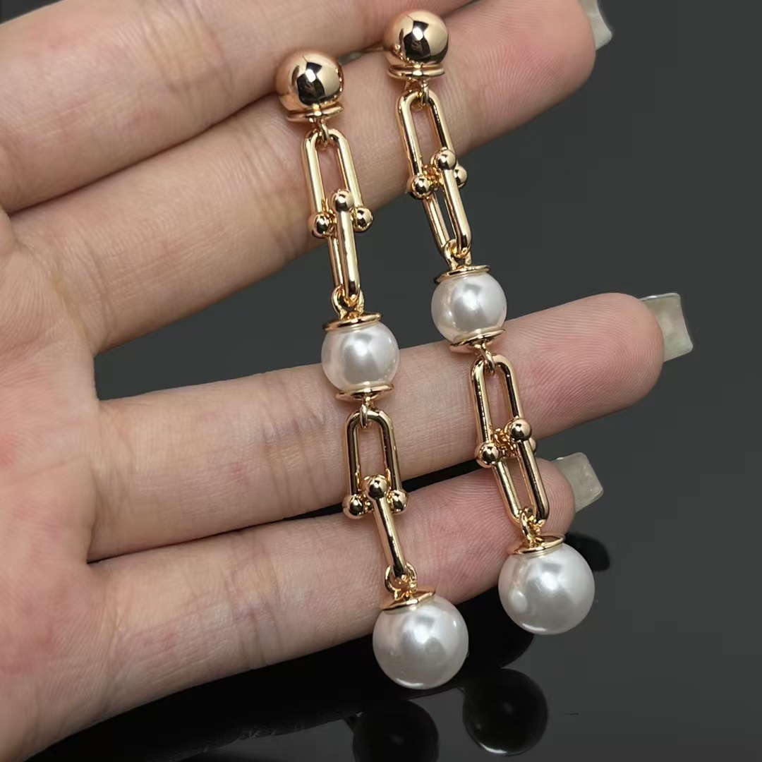 Tiffany HardWear Triple Drop Link Earrings - Best Replica Jewelry™