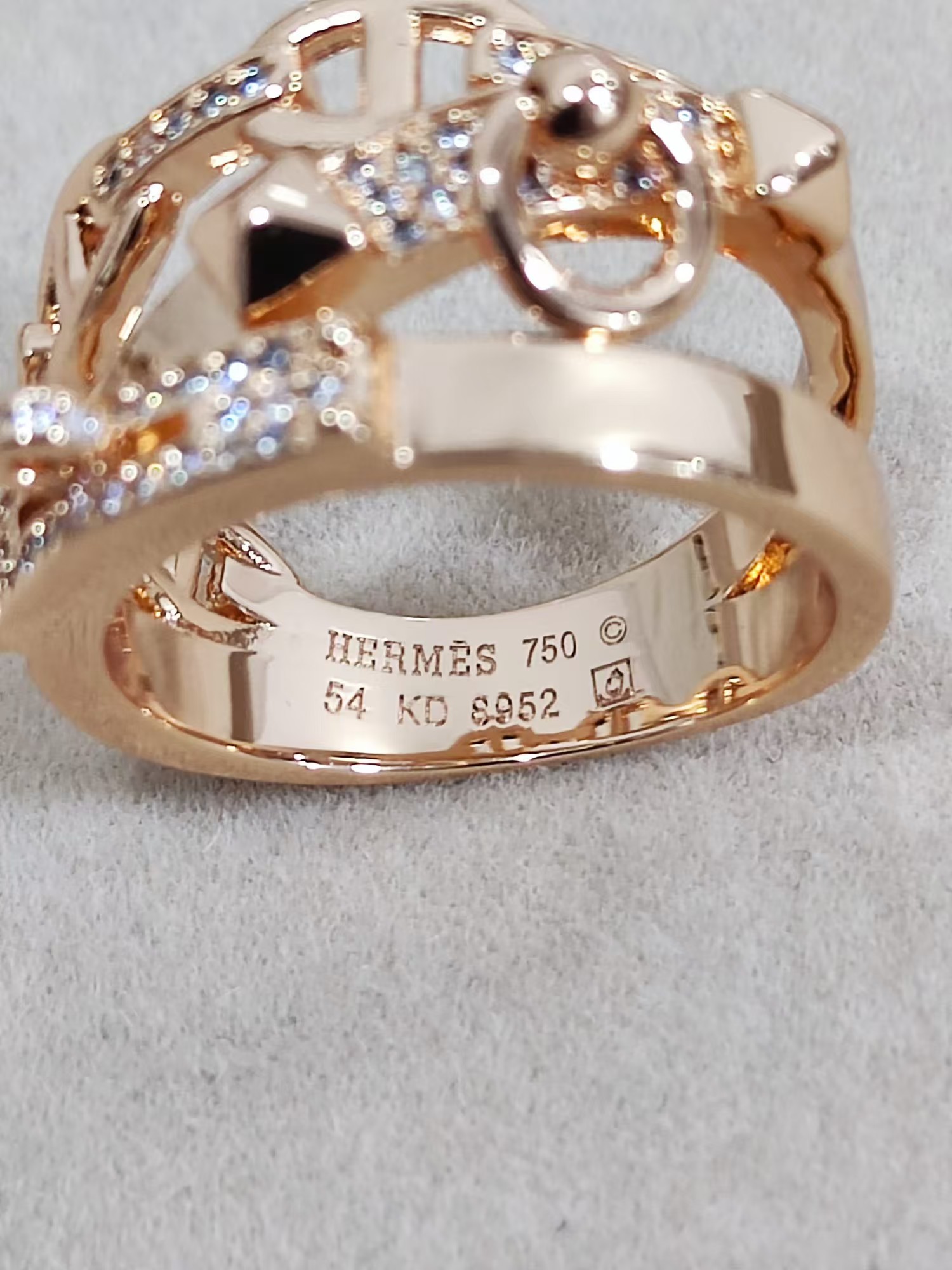 Hermes Chaine D'ancre Enchainee Ring - Best Replica Jewelry™
