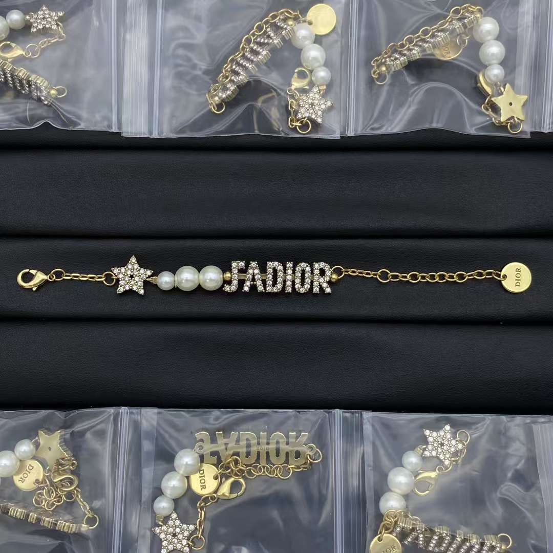Dior JADIOR Pearls Star Bracelet - Best Replica Jewelry™