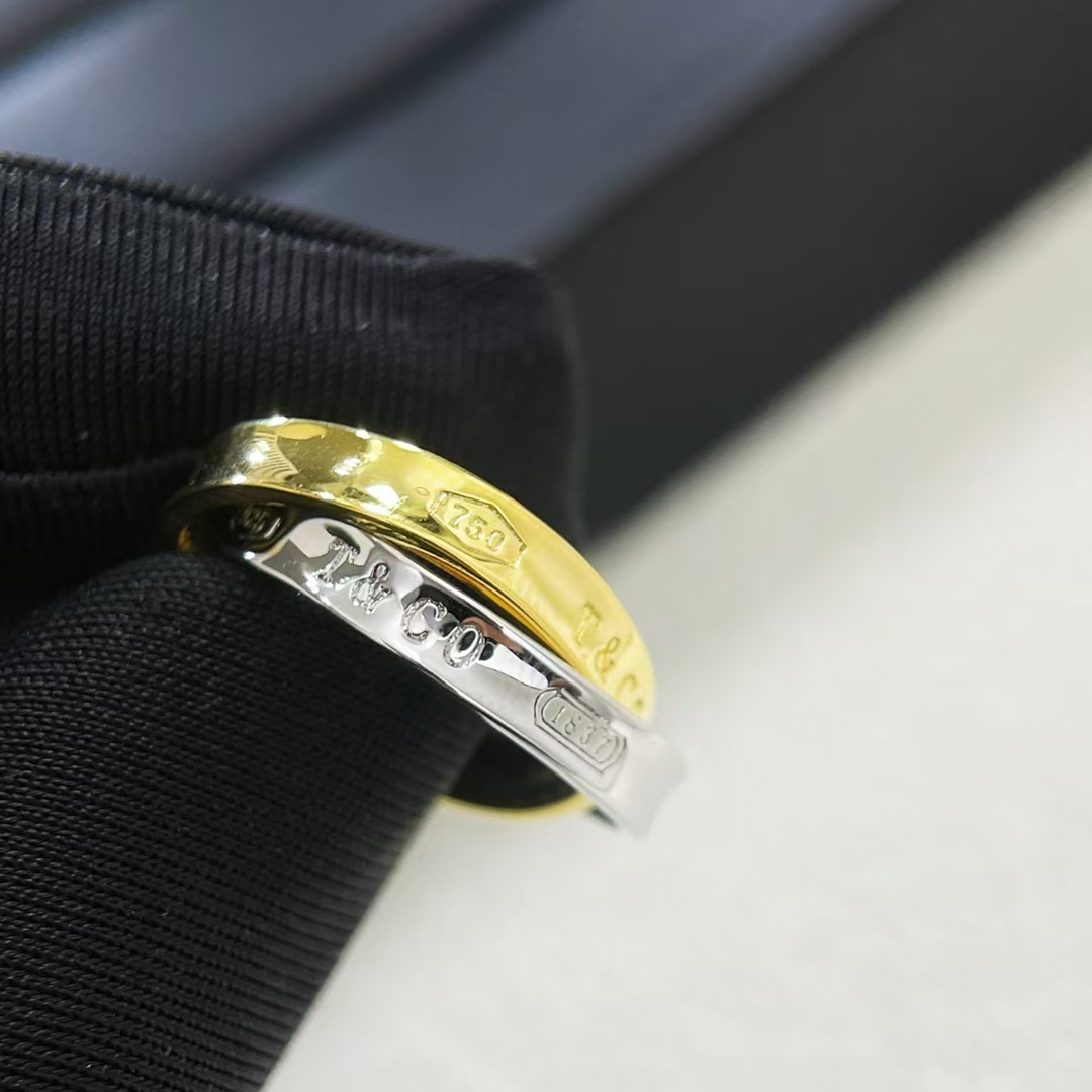 Tiffany 1837 Interlocking Circles Ring - Best Replica Jewelry™