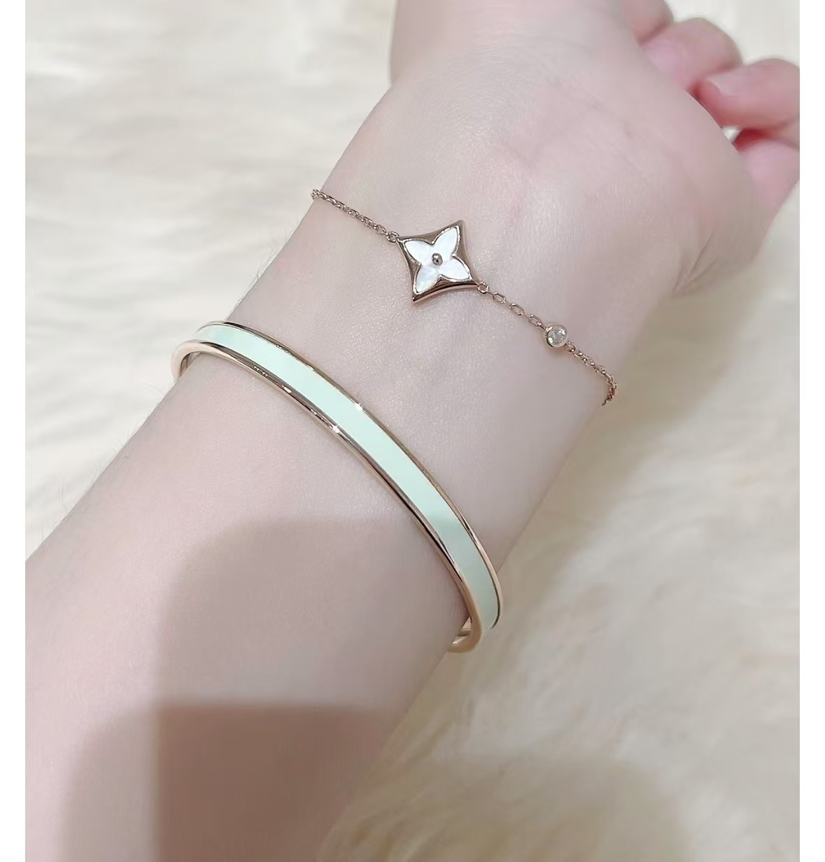 Hermes Colorful Enamel Bracelet Bangle - Best Replica Jewelry™