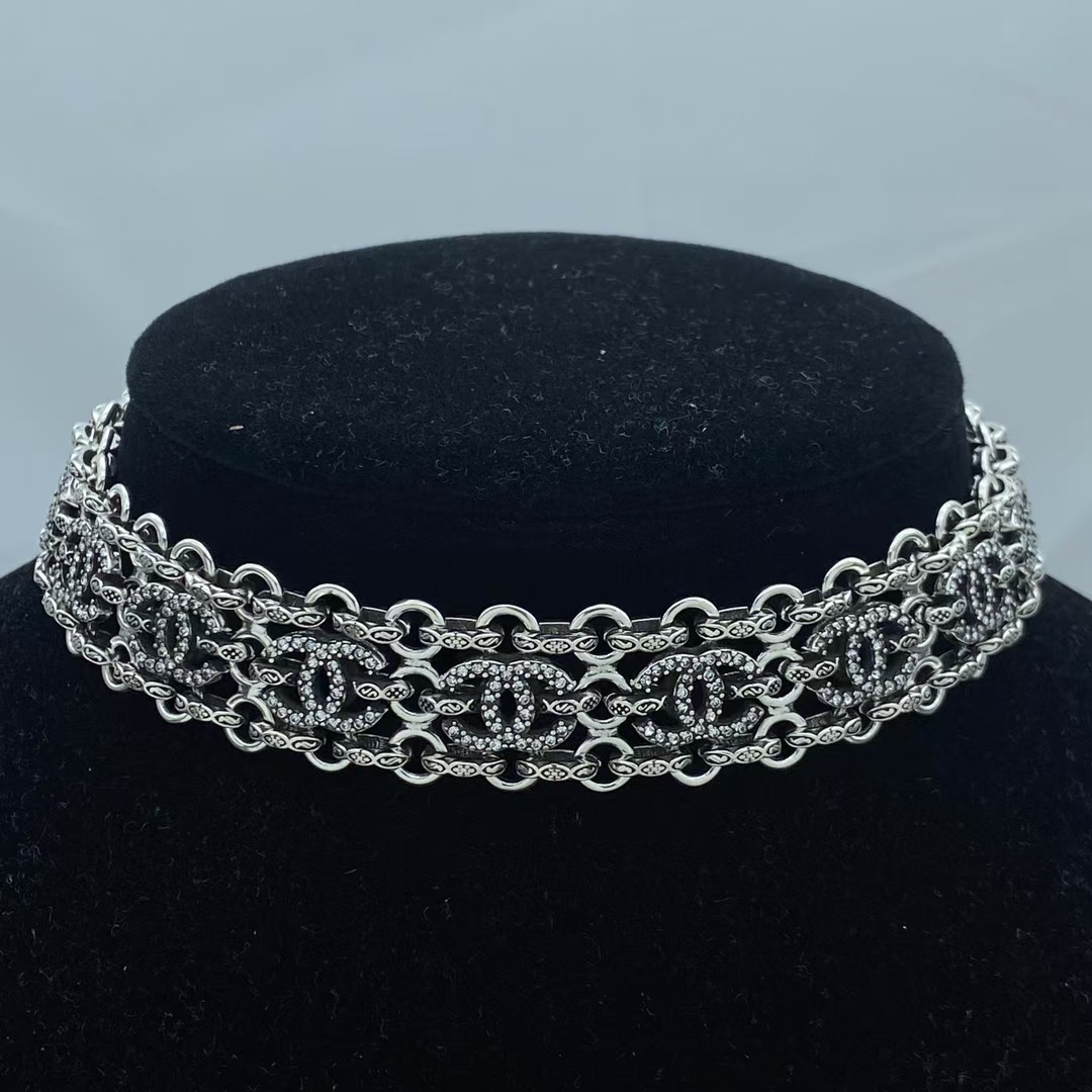 Chanel Dainty Woven Choker Necklace - Best Replica Jewelry™