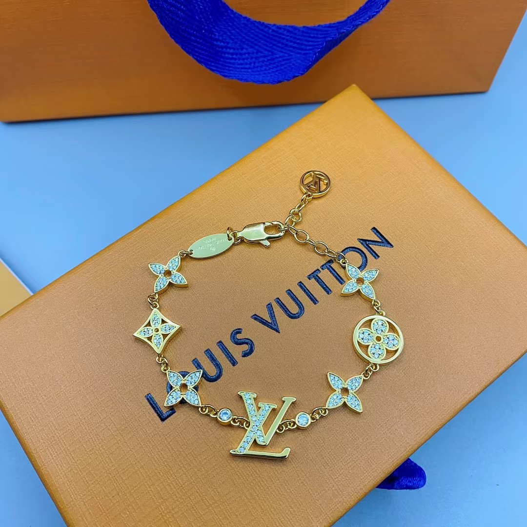 Louis Vuitton LV Letters Bracelet - Best Replica Jewelry™