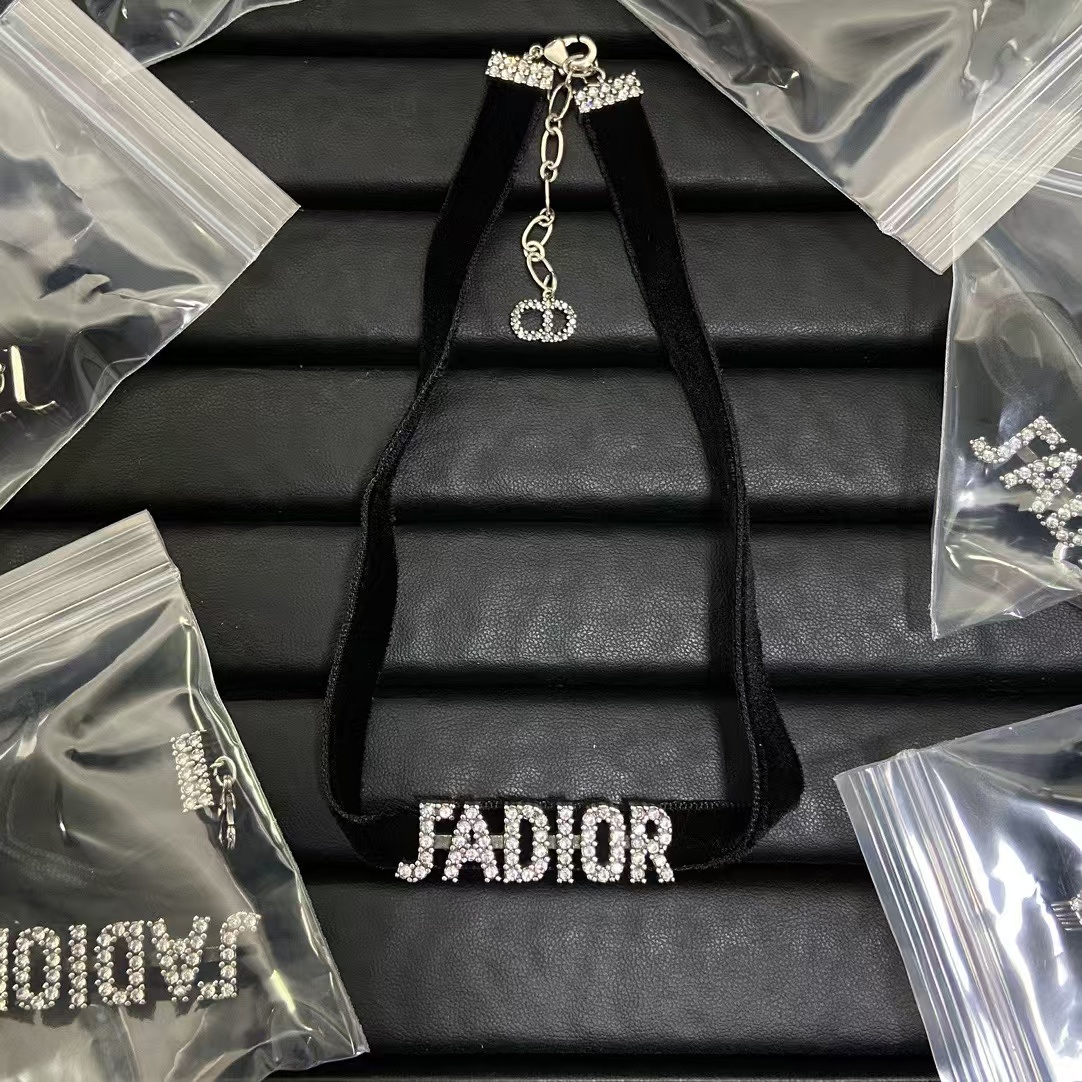 Dior  J'ADIOR Pendant Ribbon Necklace - Best Replica Jewelry™