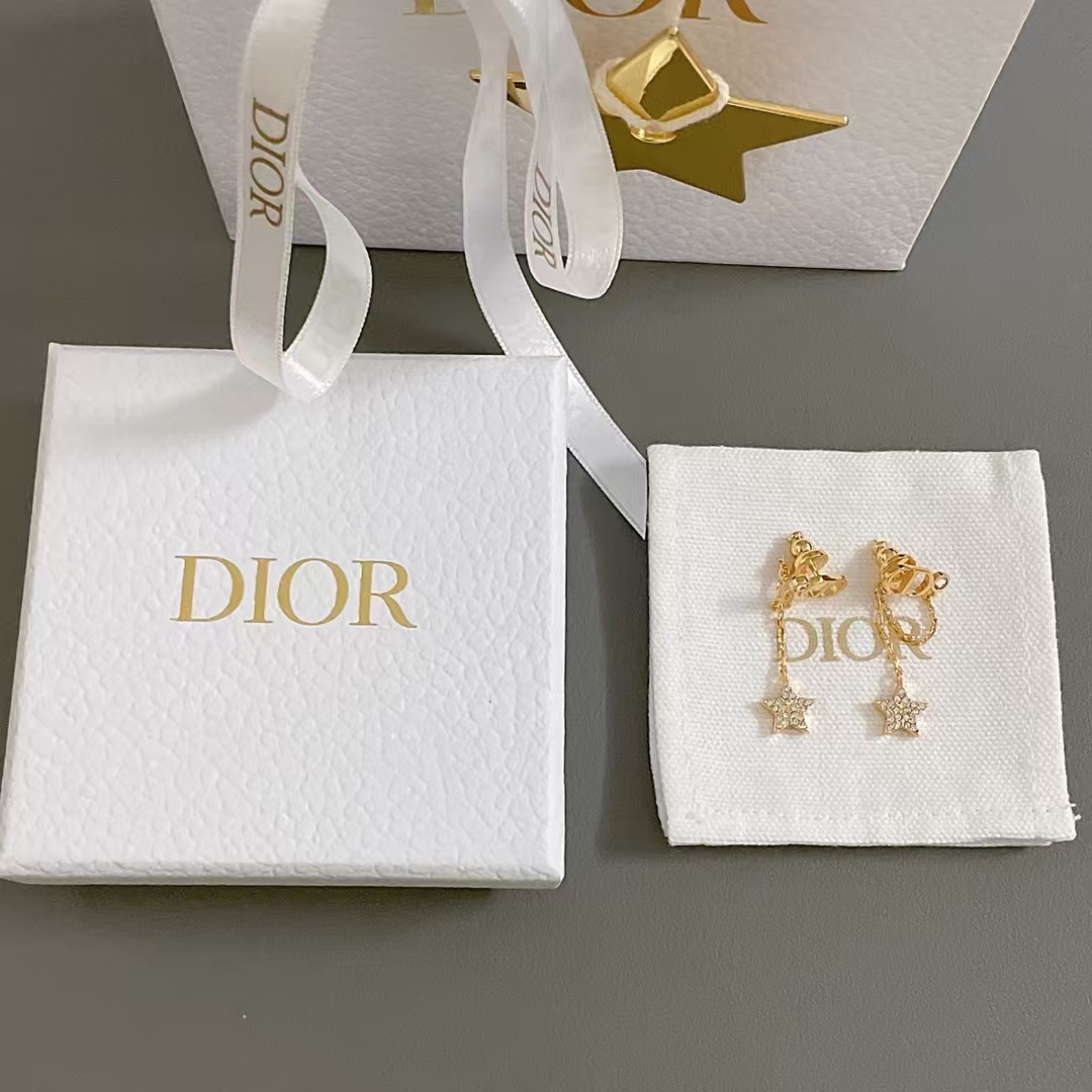 Dior Star Drop Earrings - Best Replica Jewelry™