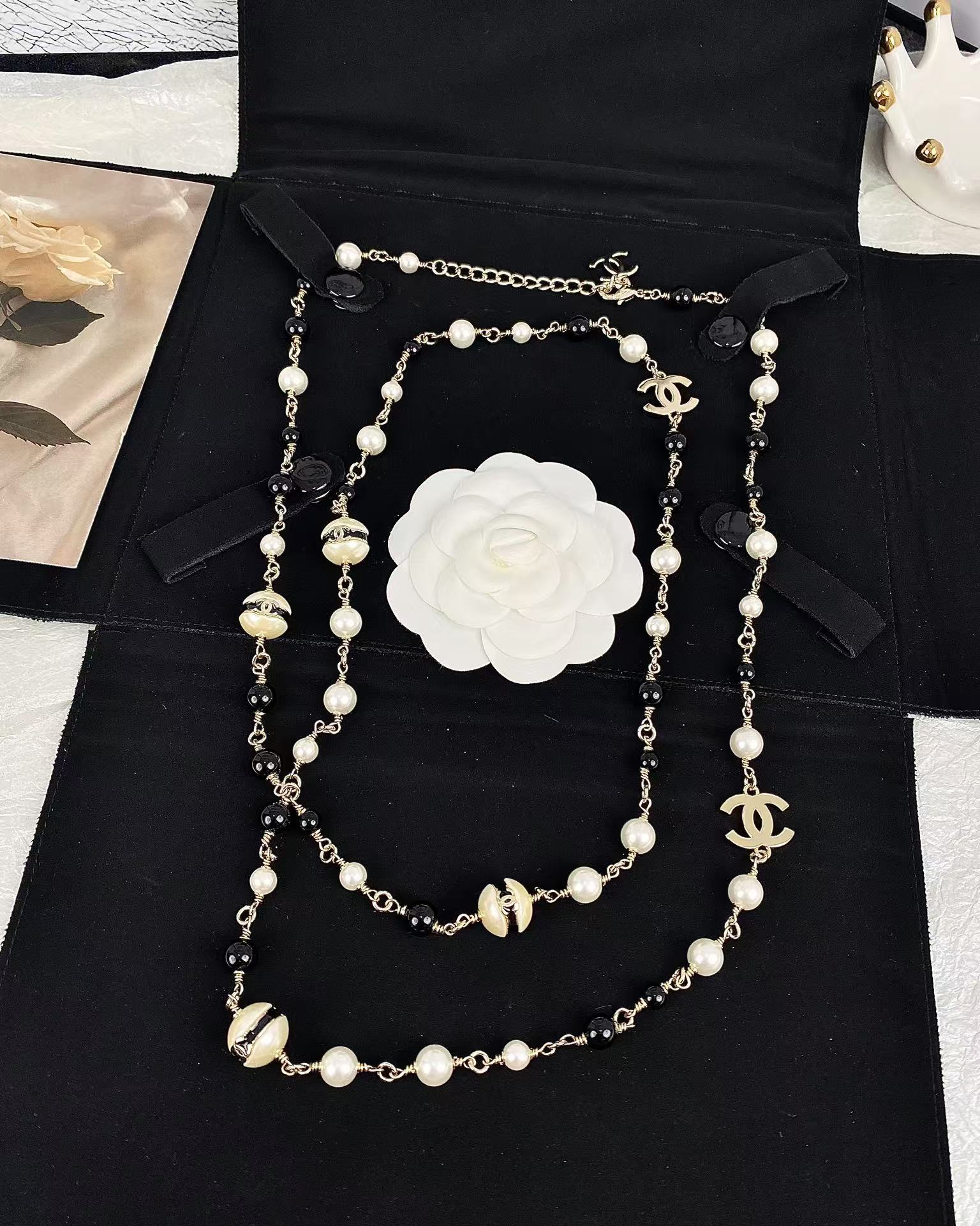 Chanel Long Sweater Necklace - Best Replica Jewelry™