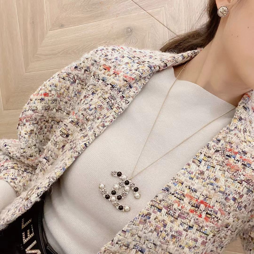 Chanel Big Double C Pendant Sweater Necklace - Best Replica Jewelry™