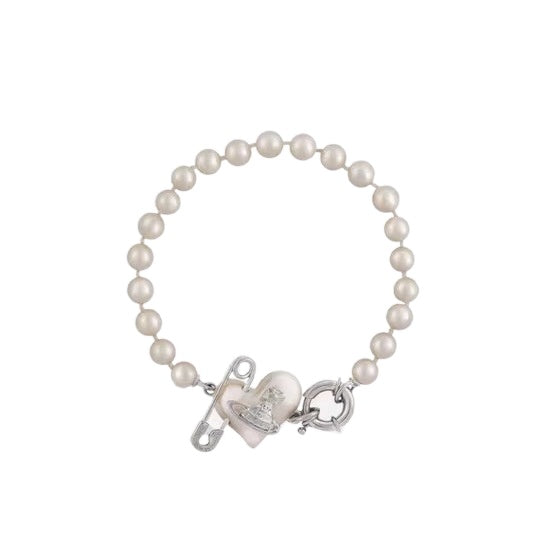 Vivienne Westwood Paperclip Heart Bracelet - Best Replica Jewelry™