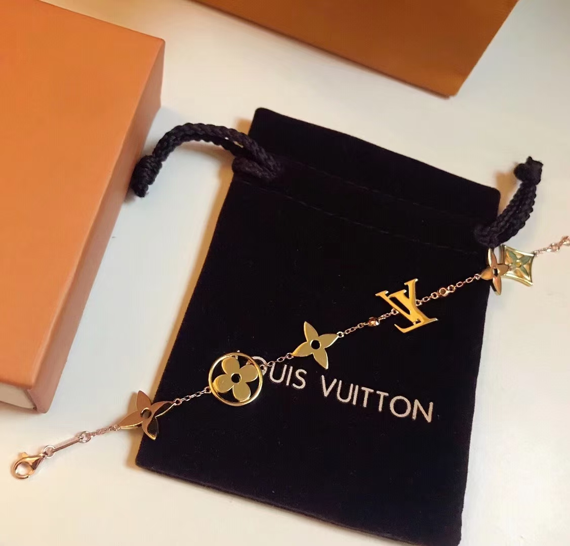 Louis Vuitton Star Sun LV Letters Bracelet - Best Replica Jewelry™