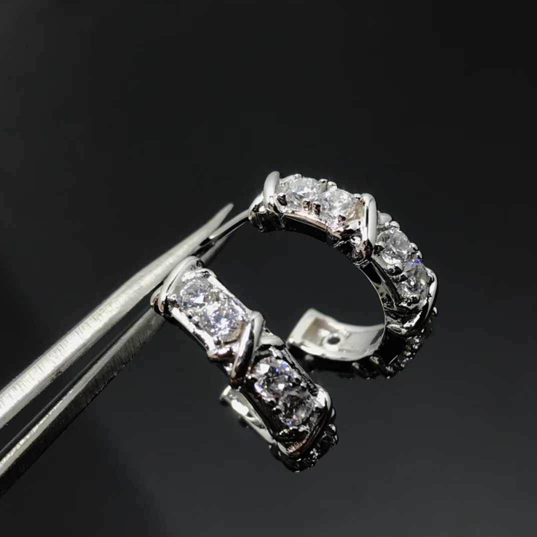 Tiffany Cross Earrings - Best Replica Jewelry™