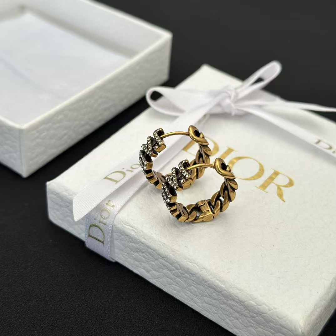 Dior JADIOR Hoop Earrings Ring - Two Wear Ways - Best Replica Jewelry™