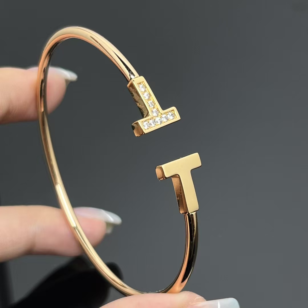 Tiffany Double T Bangle Bracelet - Best Replica Jewelry™