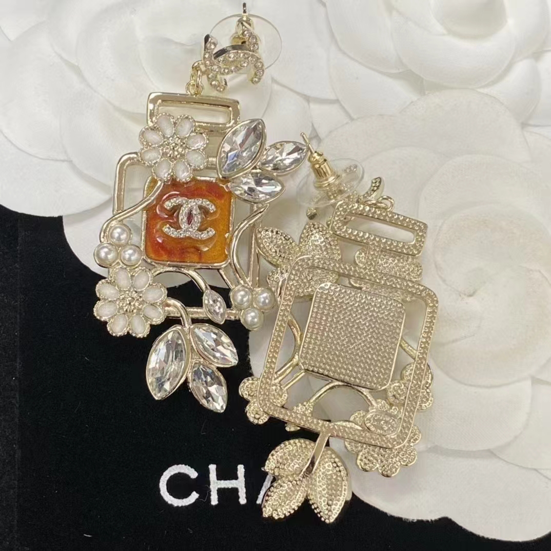 Chanel Vintage Blooming Flowers Earrings - Best Replica Jewelry™