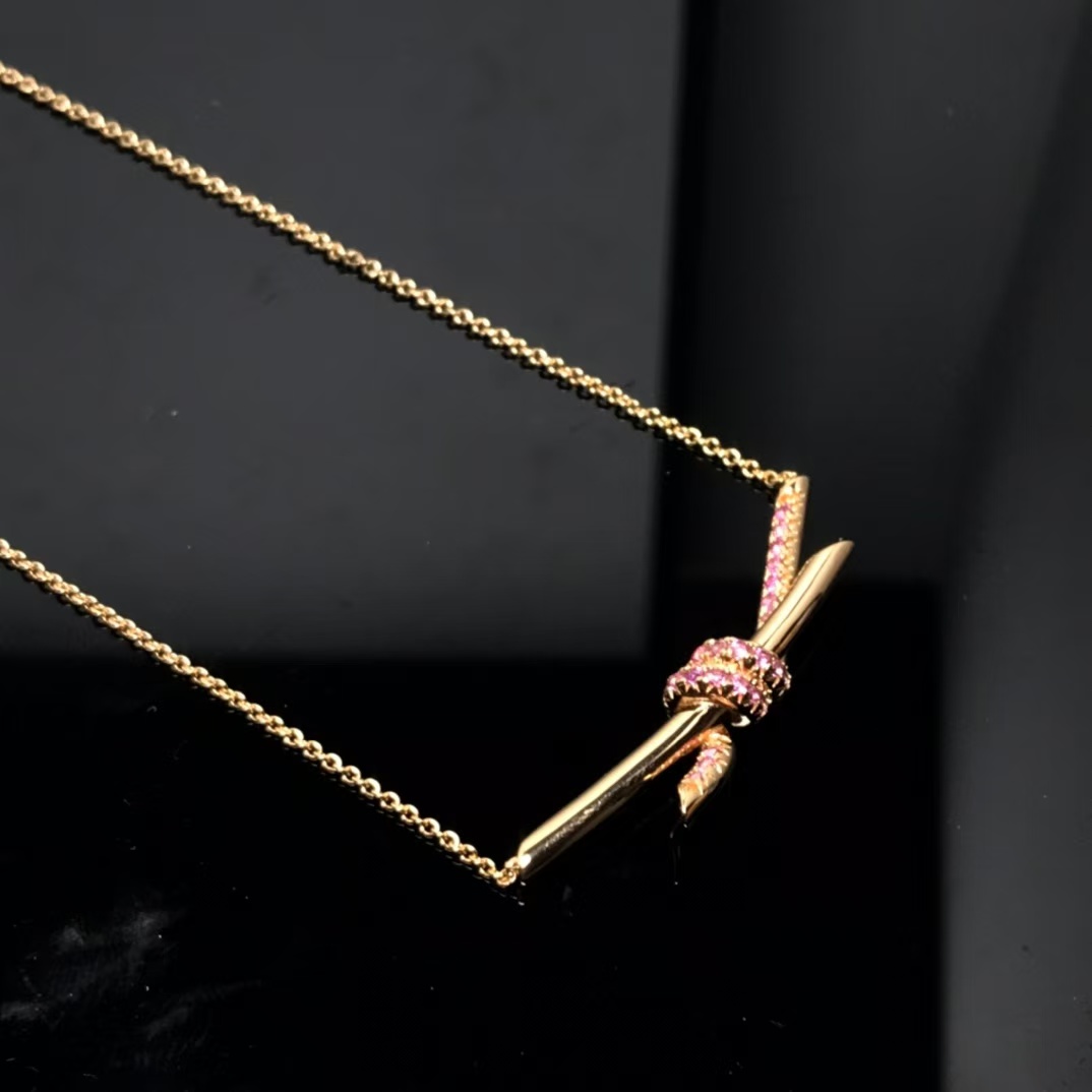 Tiffany Knot Pendant Necklace - Best Replica Jewelry™