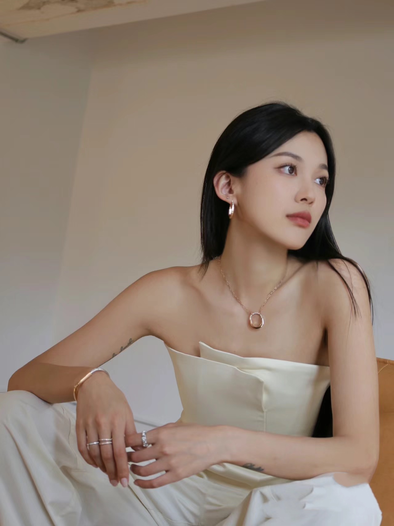 Tiffany Long Lock Pendant Necklace - Best Replica Jewelry™