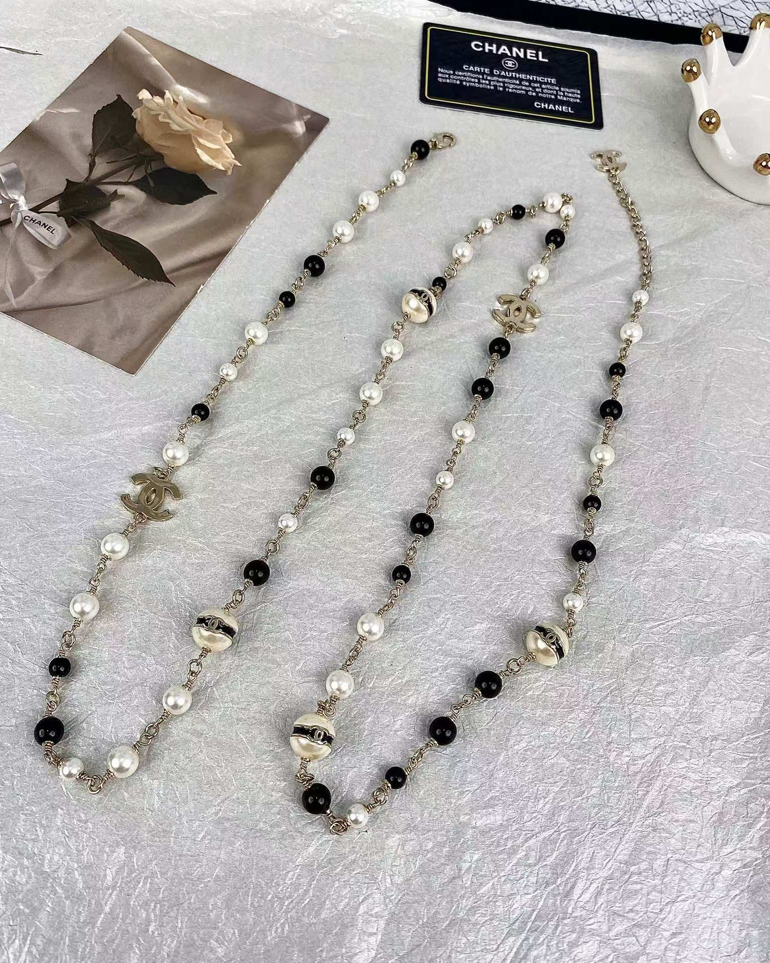 Chanel Long Sweater Necklace - Best Replica Jewelry™