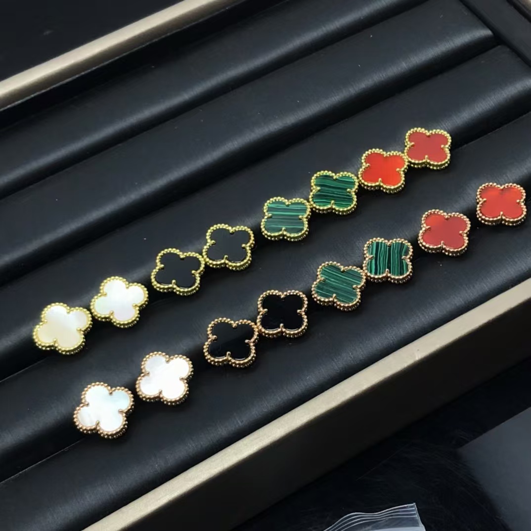 VCA Vintage Alhambra Earrings - Big - Best Replica Jewelry™