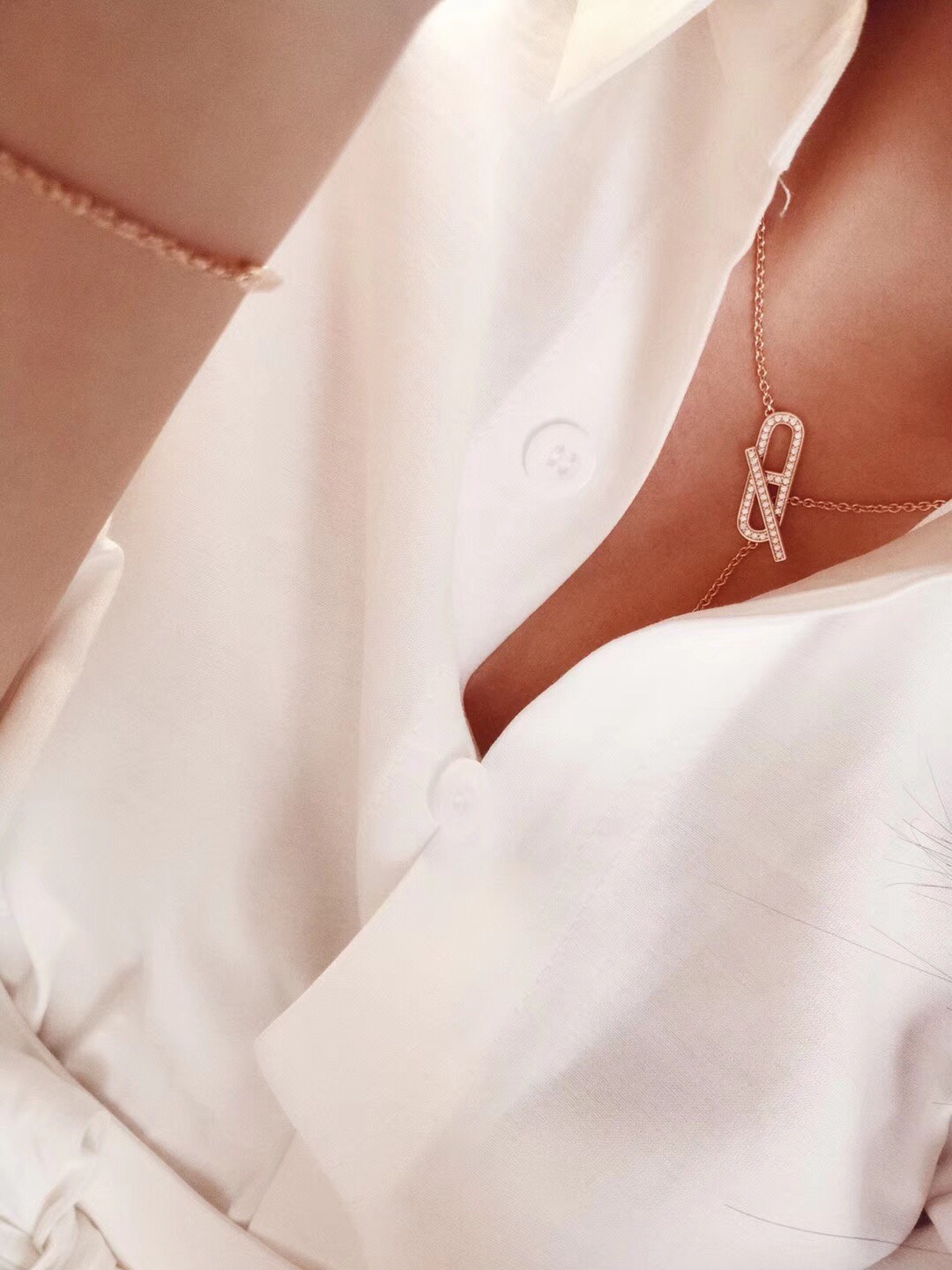 Hermes Hot Sale Pig Nose Necklace - Best Replica Jewelry™