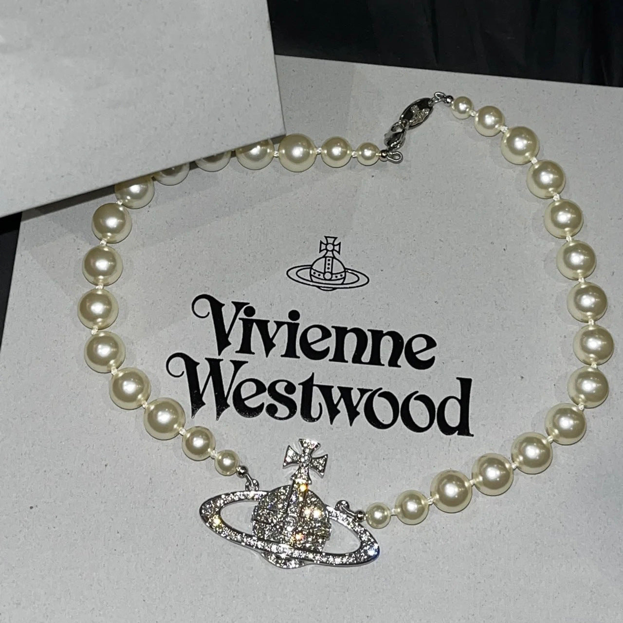 Vivienne Westwood Large Saturn Necklace - Best Replica Jewelry™