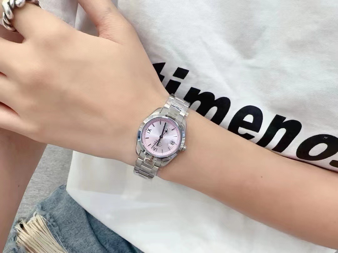 Vivienne Westwood Light Pink Dial Saturn Watch - 28MM - Best Replica Jewelry™