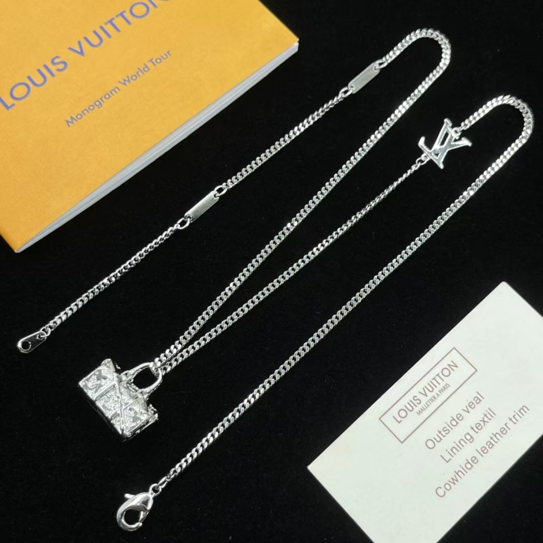 Louis Vuitton Bag Pendant Necklace - Best Replica Jewelry™