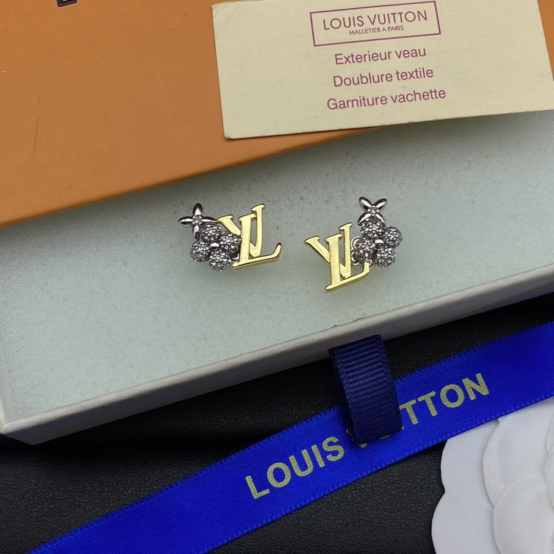 Louis Vuitton Mixed Color Stud Earrings - Best Replica Jewelry™
