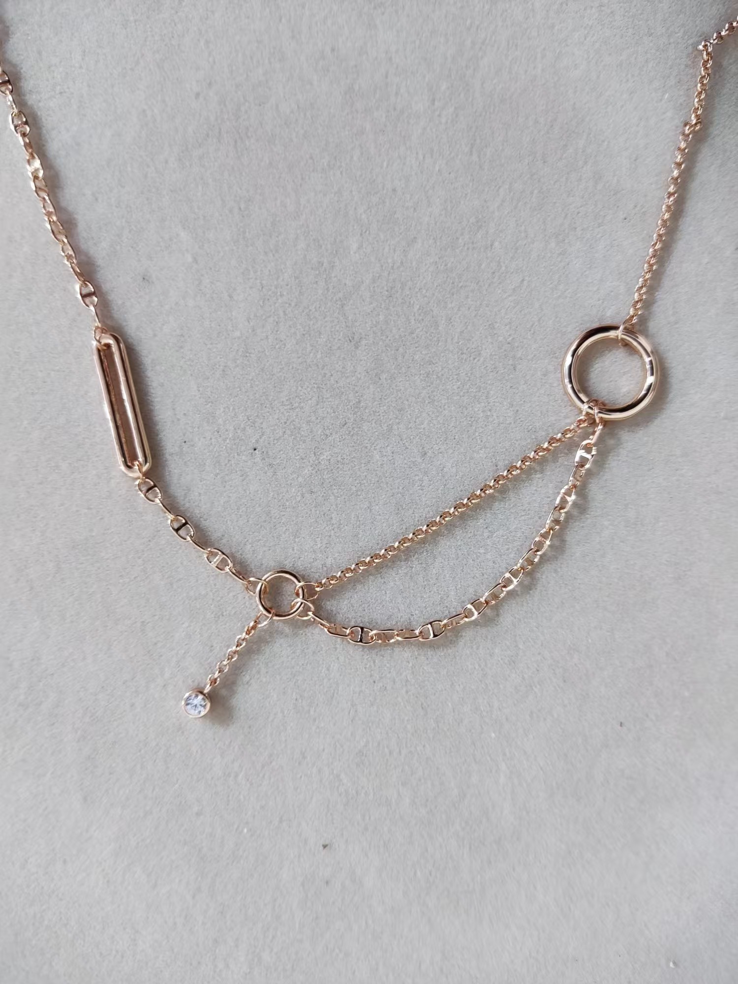 Hermes Drop Pendant Y Necklace - Best Replica Jewelry™