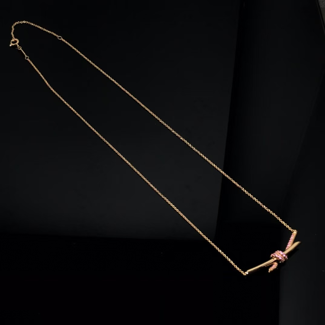 Tiffany Knot Pendant Necklace - Best Replica Jewelry™