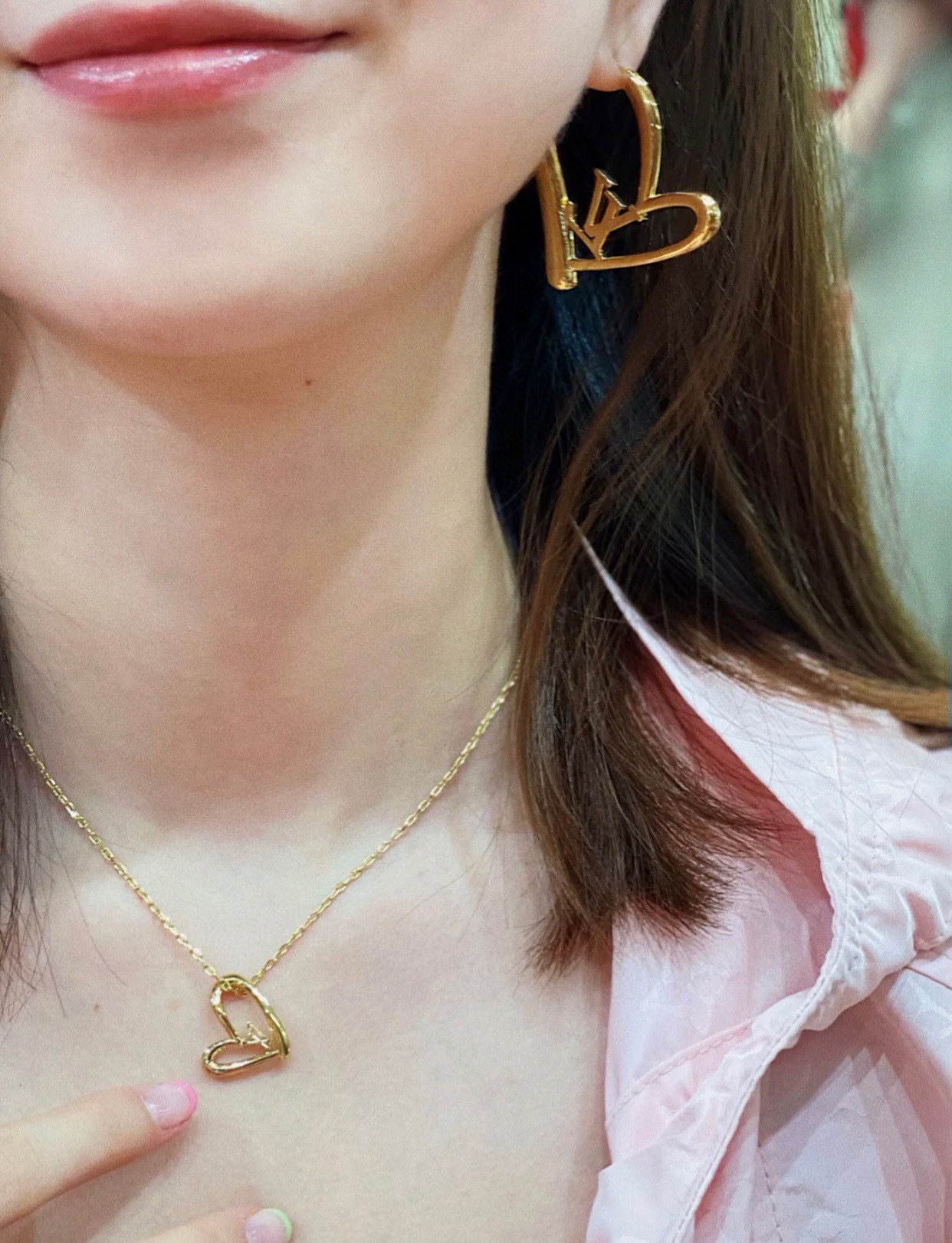 Louis Vuitton Fashion Love Heart Earrings - Best Replica Jewelry™