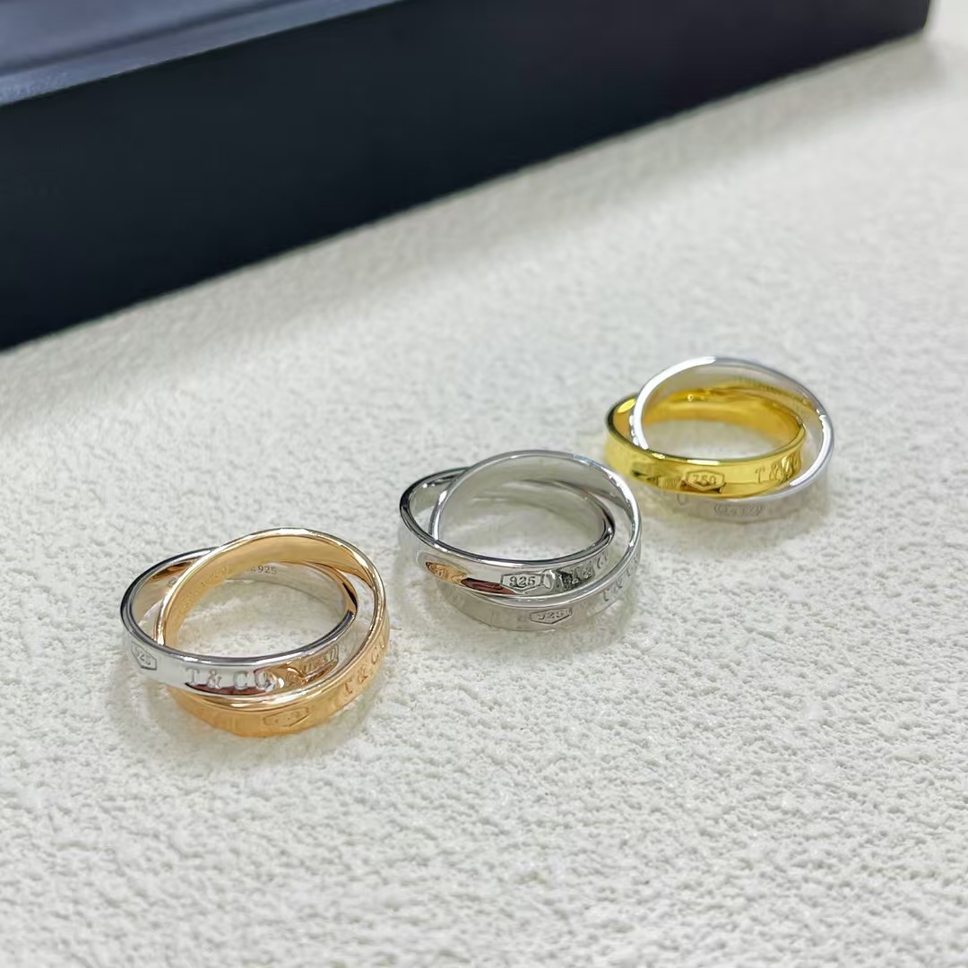 Tiffany 1837 Interlocking Circles Ring - Best Replica Jewelry™