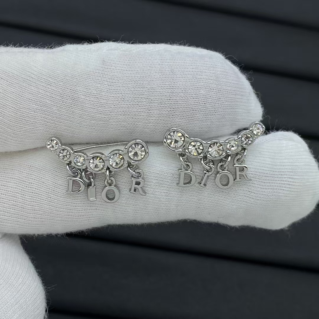 Dior Letter Drop Earrings - Best Replica Jewelry™