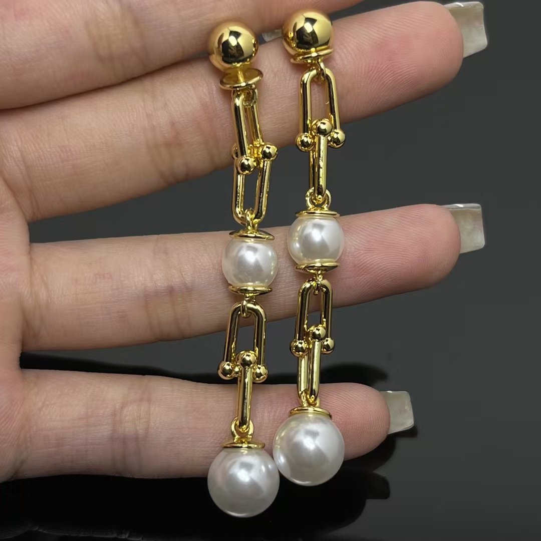 Tiffany HardWear Triple Drop Link Earrings - Best Replica Jewelry™