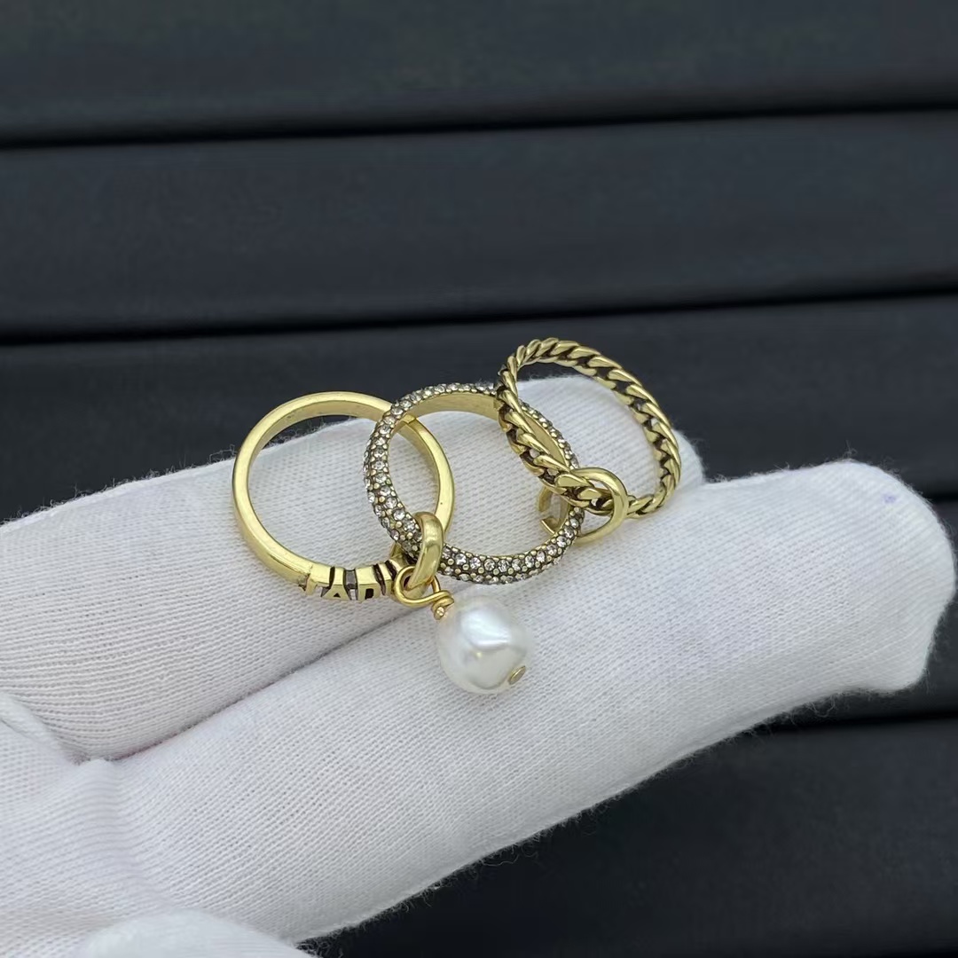 Dior Three Finger Conected Ring - Best Replica Jewelry™