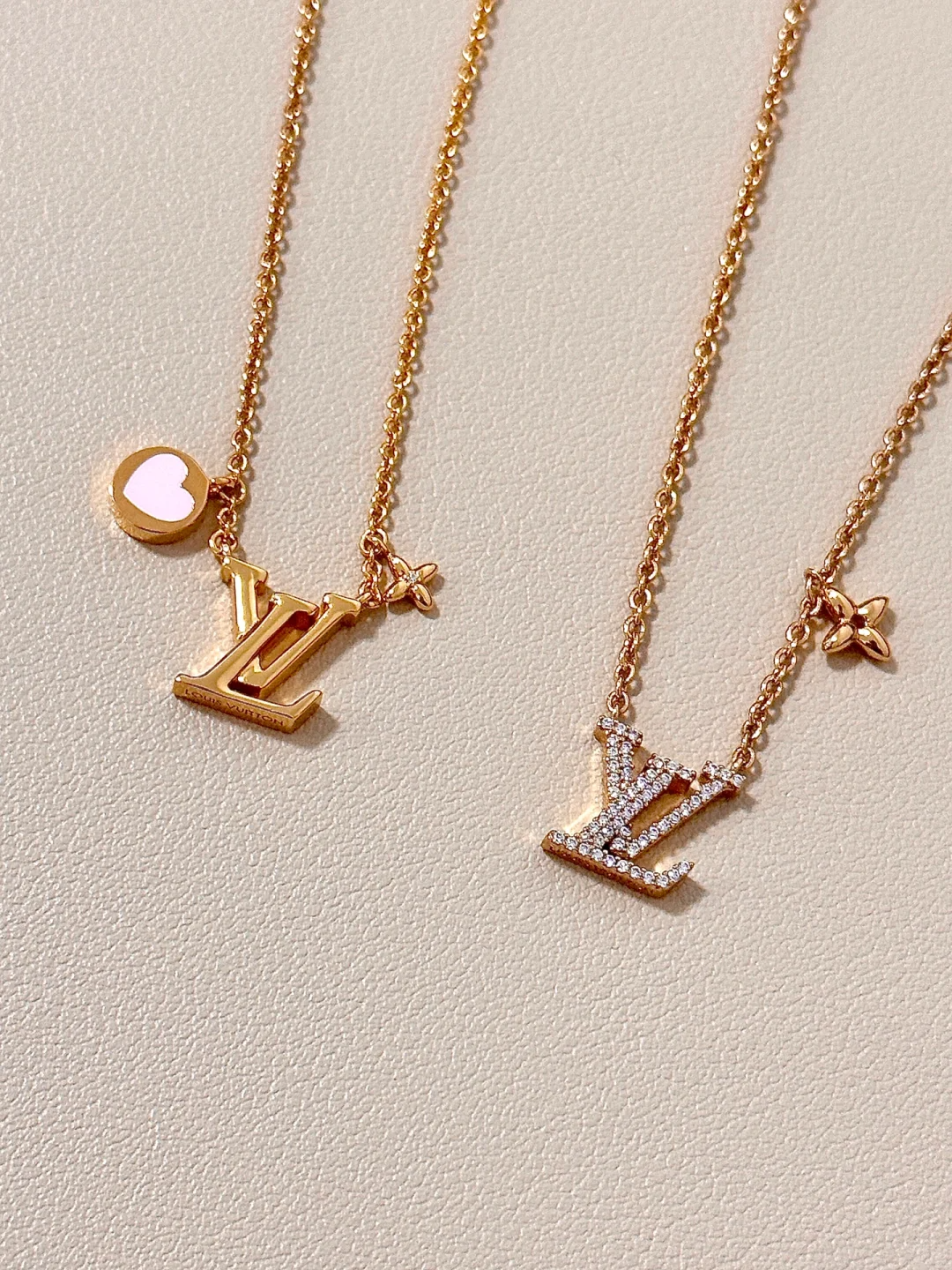 Louis Vuitton LV Letter Pendant Necklaces - Best Replica Jewelry™