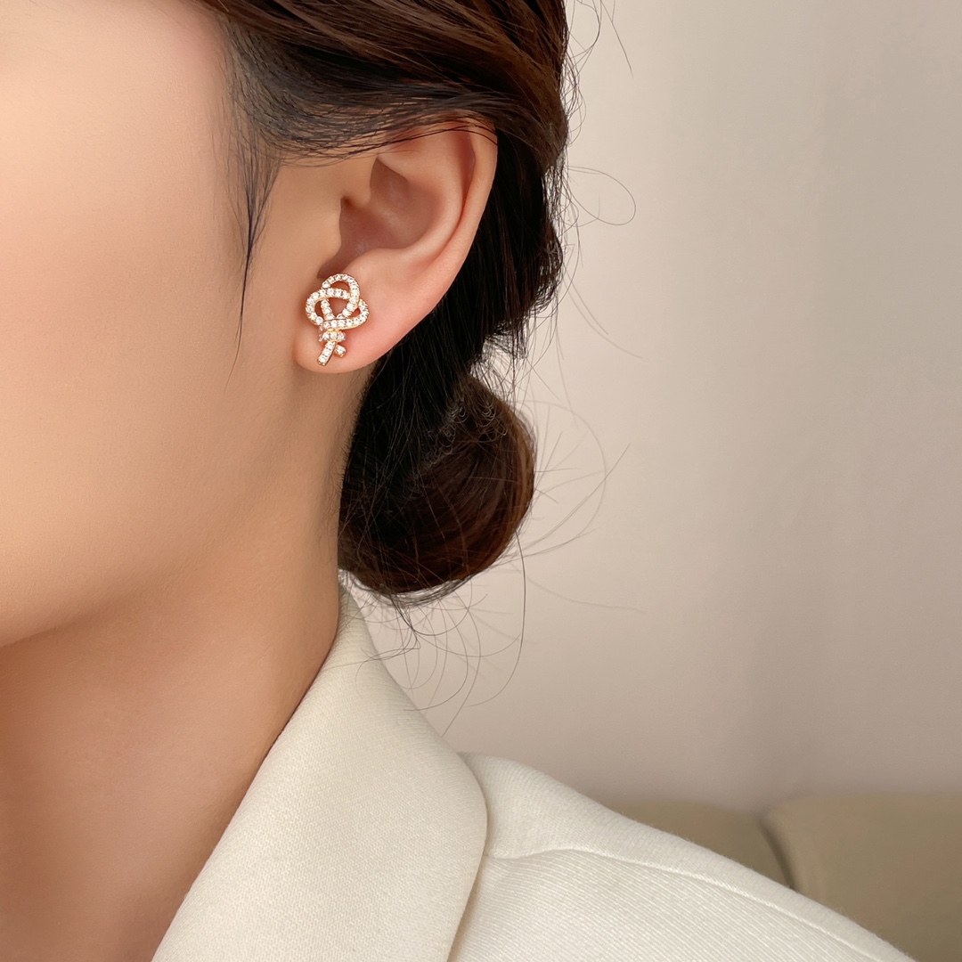 Tiffany Woven Rope Knot Earrings - Best Replica Jewelry™