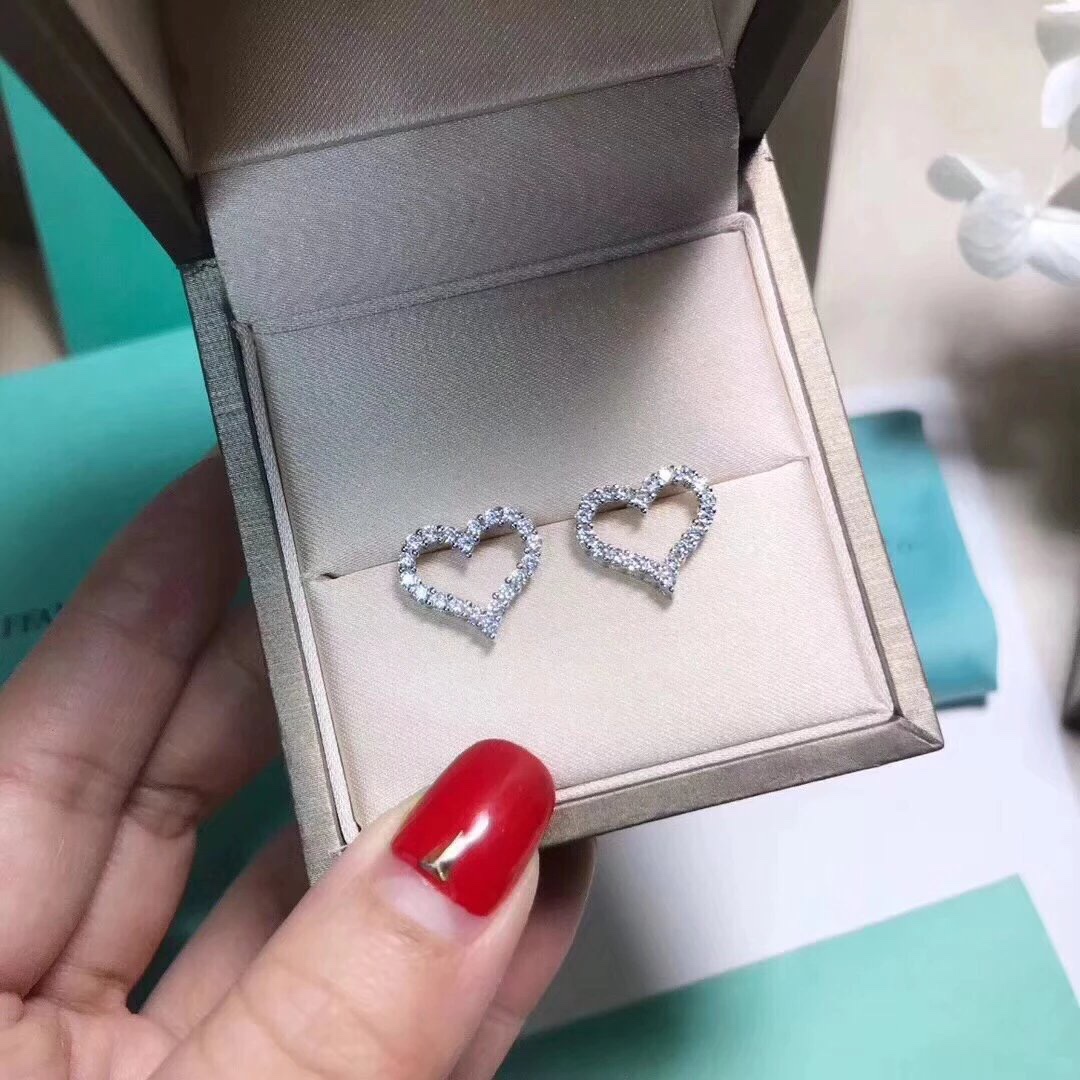 Tiffany Heart Earrings - Best Replica Jewelry™
