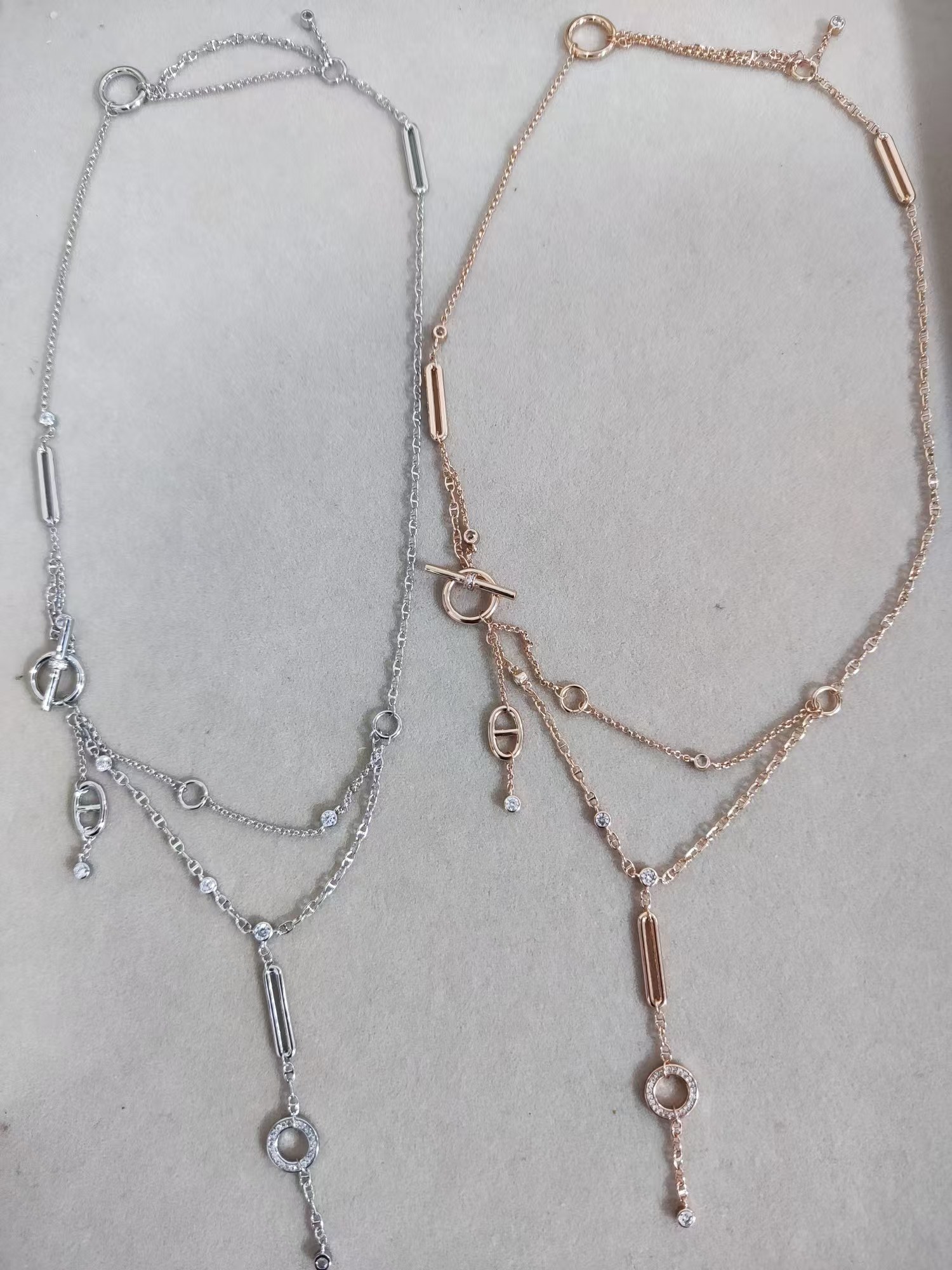 Hermes Drop Pendant Y Necklace - Best Replica Jewelry™