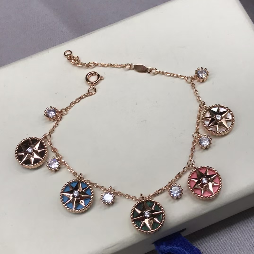 Dior Diamond Rose Des Vents Bracelet - Best Replica Jewelry™
