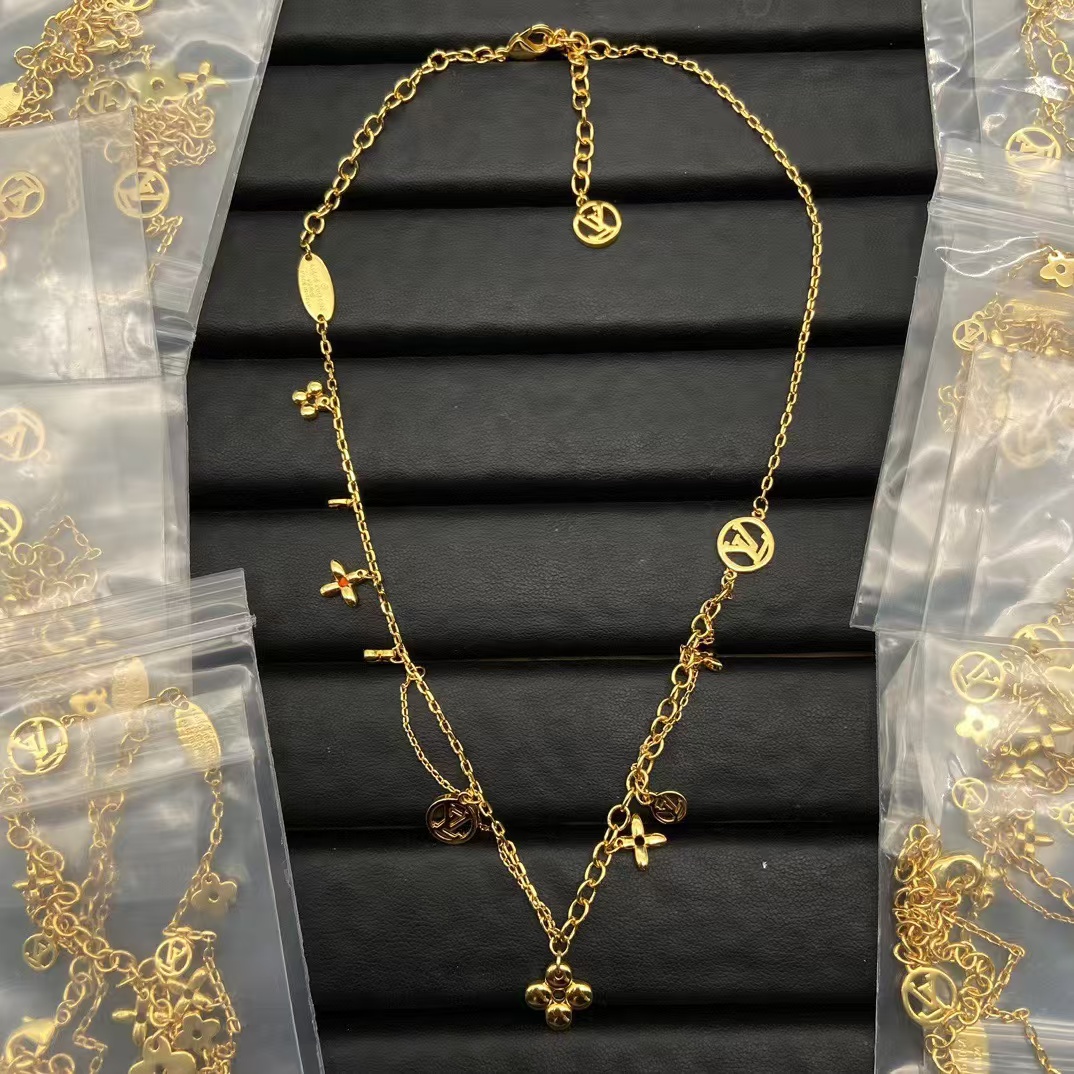 Louis Vuitton Muti-Charms Necklace - Best Replica Jewelry™